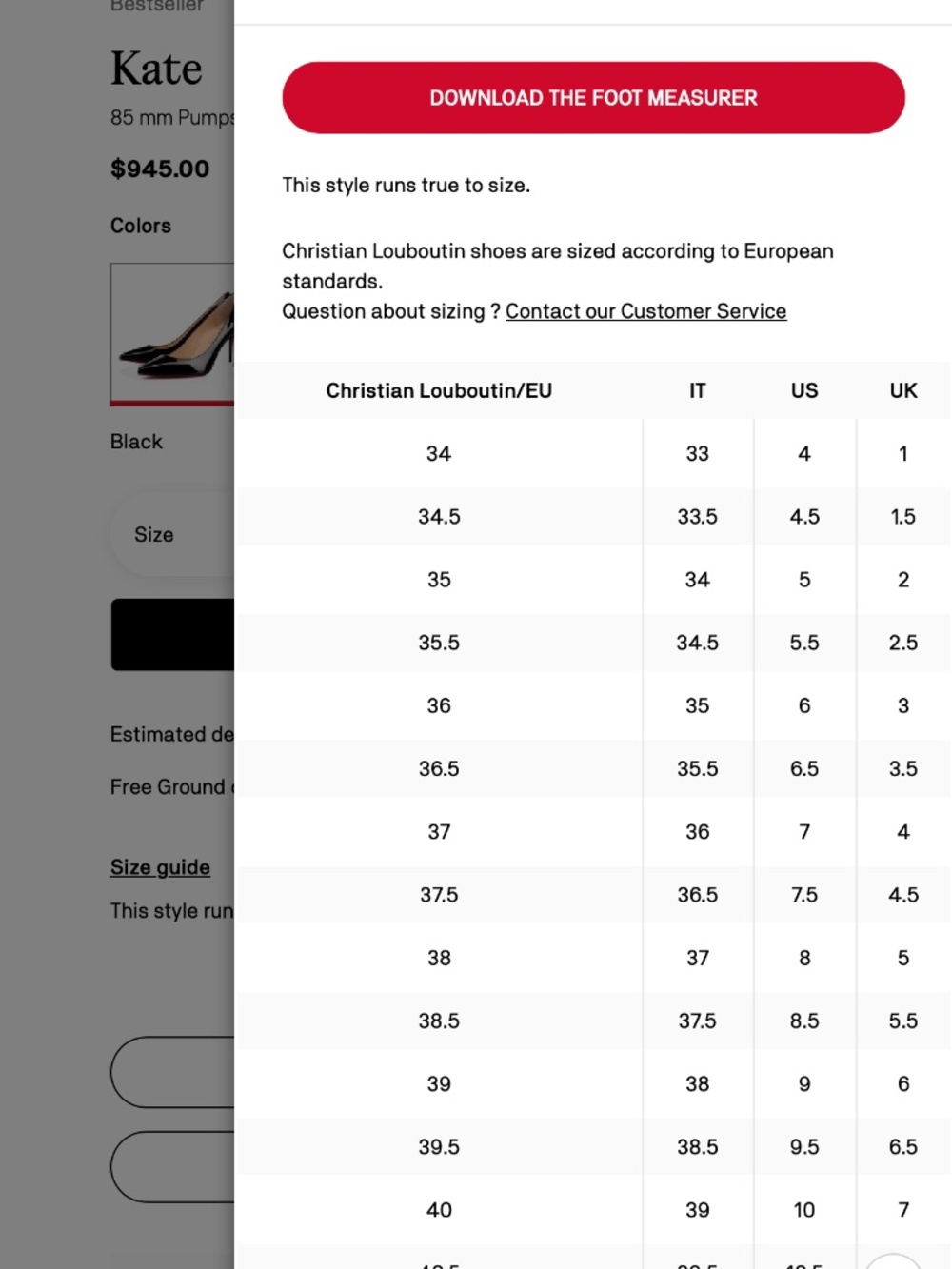 Louboutin Kate 85 mm Pumps in Black - Picture 12 of 12